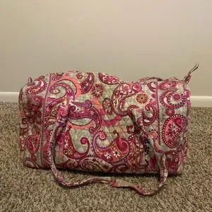 Vera Bradley | Bags | Vera Bradley Pink Paisley Meets Plaid  display picture 3